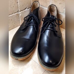 Deer Stags Black Chukka Boots with Tan Outsole Size 16